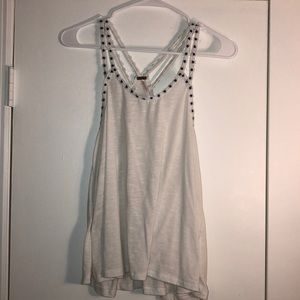 white daisy tank top